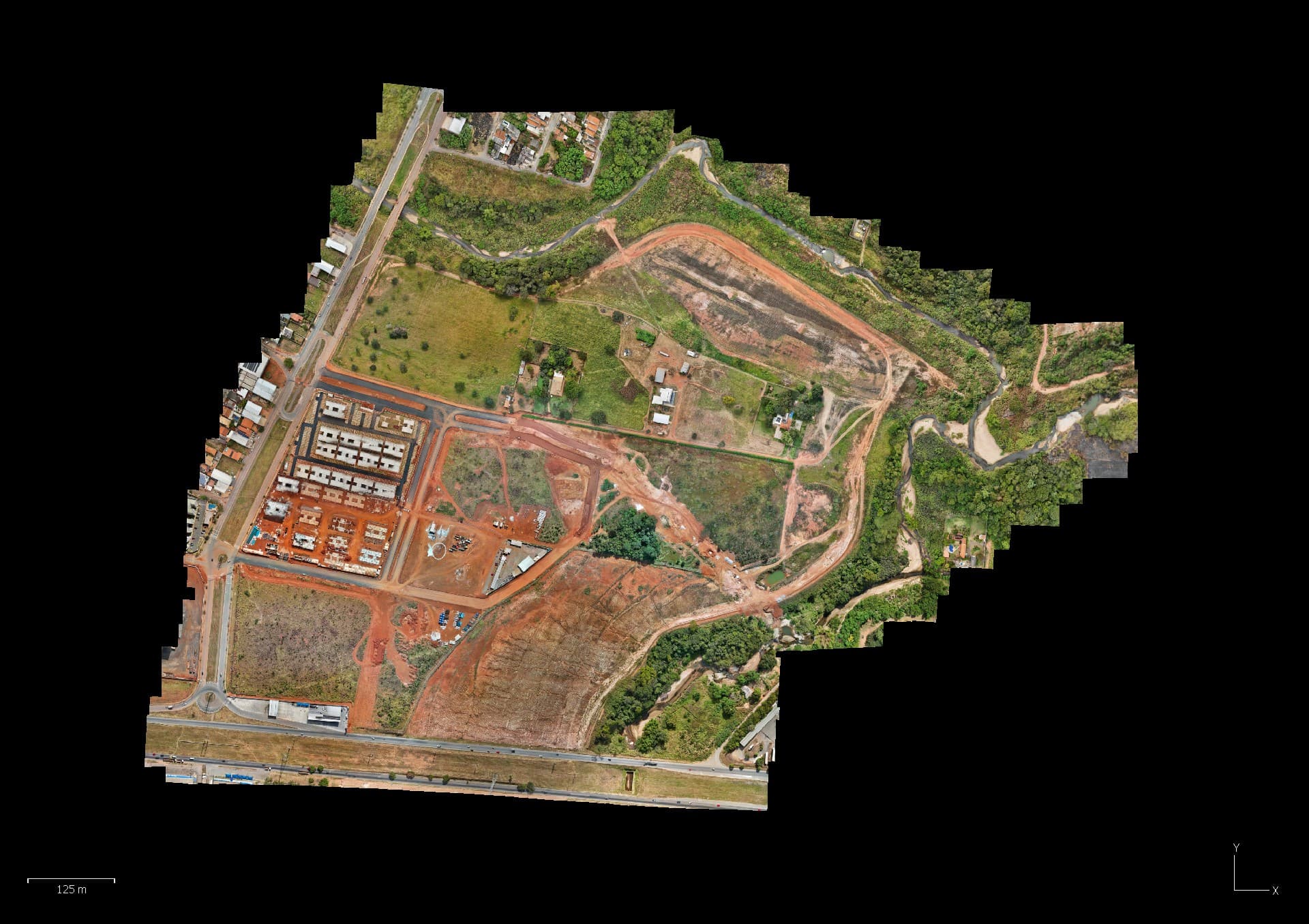 Ortomosaico aéreo — Havan Caldas Novas